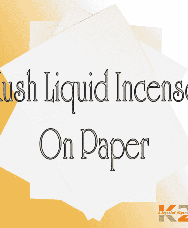 Kush Liquid Incense On Paper